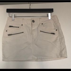 Women’s American Eagle AE Off White Jean Skirt 6
